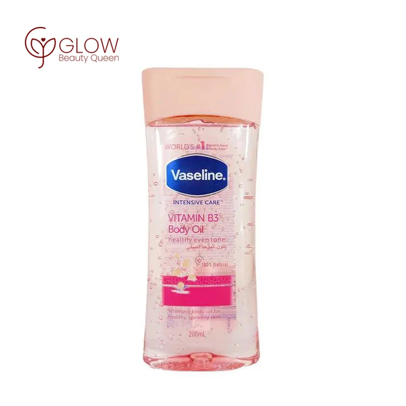 Vaseline Intensive Care Vitamin B3 Body Oil (200ml) – ভিটামিন B3 এর ছোঁয়ায় উজ্জ্বল ও সমান স্কিন টোন